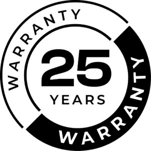 25 year warranty icon